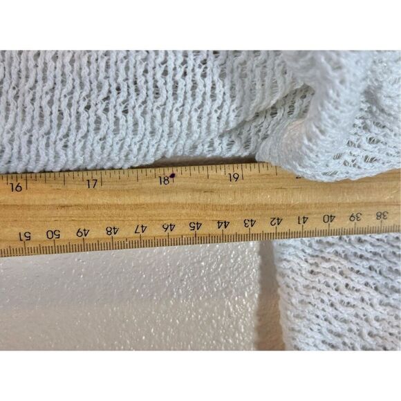 NWOT 12th Tribe White Knitted Free Bird Side Cutout Mini Resort Dress Women's S - Picture 12 of 12